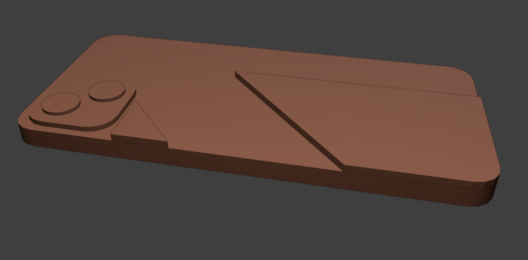 Flip Phone Case 3D Render